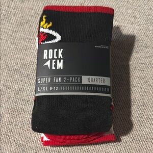 Miami Heat  2-pack quarter core LXL Black and white pair